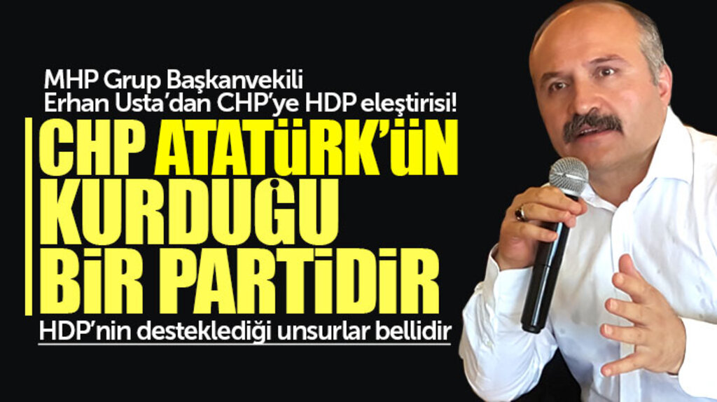 Erhan Usta'dan CHP'ye HDP eleştirisi! CHP Atatürk'ün kurduğu bir partidir