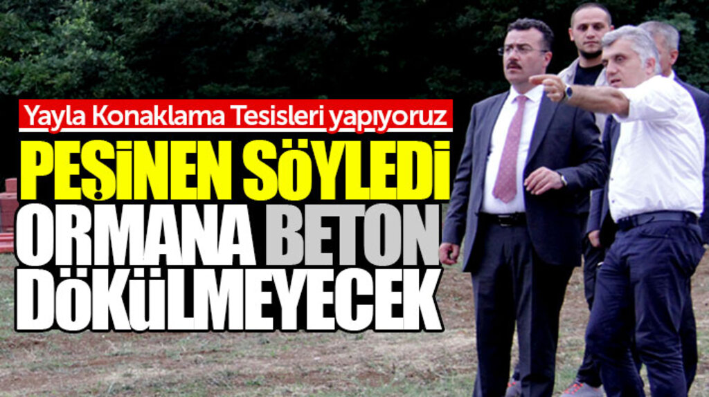 İshak Taşçı: Atakum'da Yayla Konaklama Tesisleri inşaatına başladık