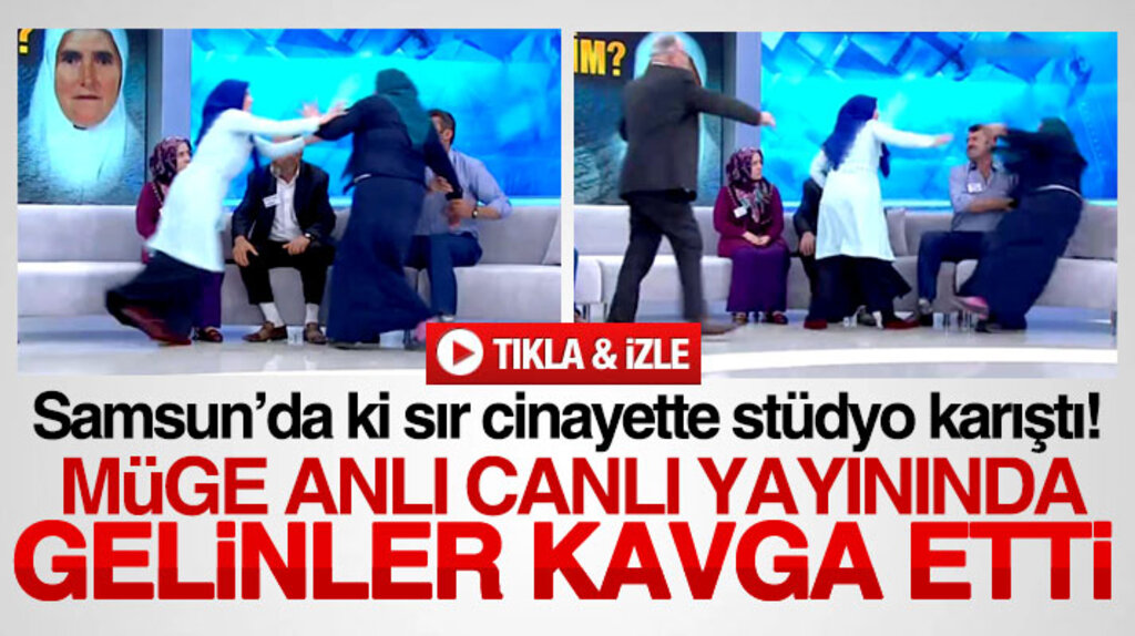 Müge Anlı Fatma Demir cinayetinde gelinler canlı yayında kavga etti