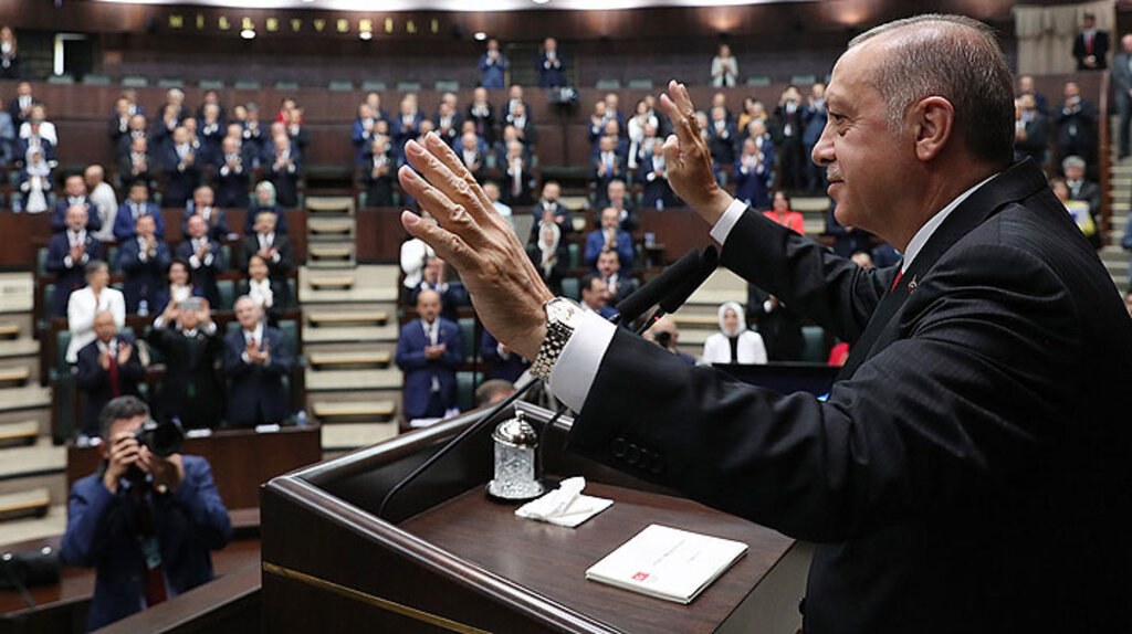 Erdoğan grup toplantısında açıkladı: Bakanlar Meclisten de olabilir