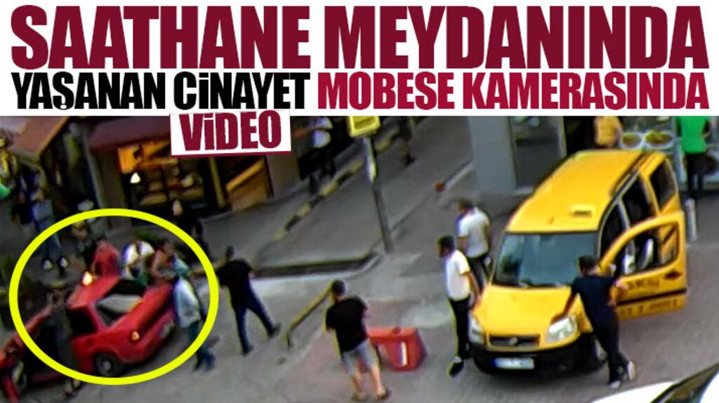 Samsun Saathane Meydanında Rasim Sabah'ın vurulma anları MOBESE kamerasında