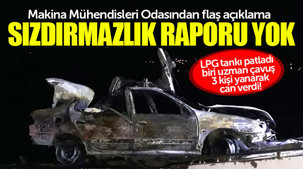Samsun Vezirköprü'de 3 kişinin can verdiği LPG tankı patlayan otomobil ile ilgili flaş açıklama