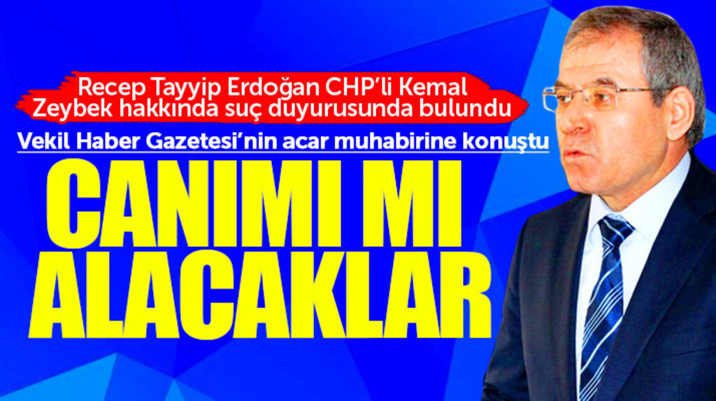 CHP Samsun Milletvekili Kemal Zeybek, Erdoğan'ın suç duyurusu ile ilgili konuştu