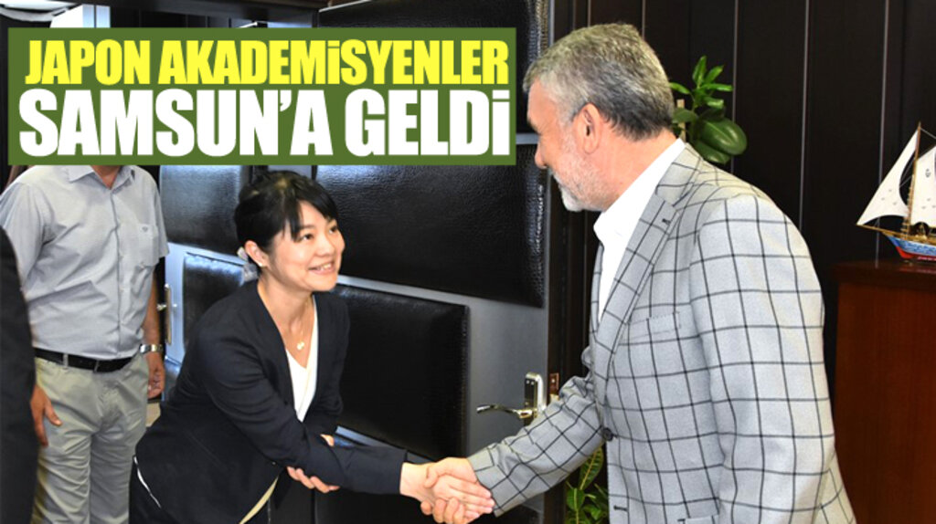 Tokyo Tarım Üniversitesi akademisyenleri Samsun'a geldi