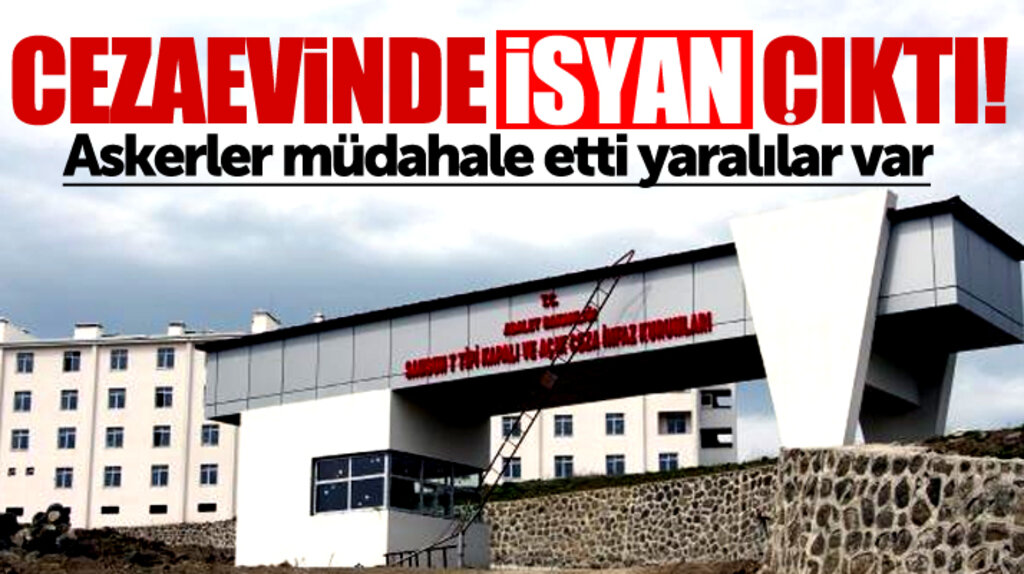 Samsun T Tipi Ceza evinde mahkumlar isyan çıkarttı, yaralılar var!