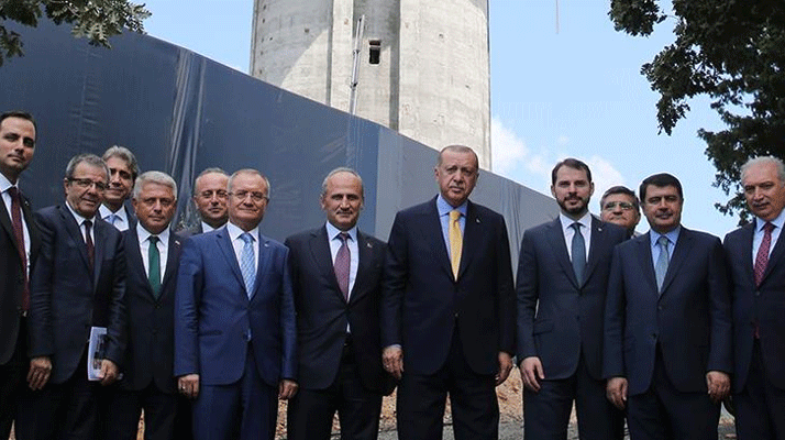 Cumhurbaşkanı Erdoğan Çamlıca Kulesinde incelemelerde bulundu