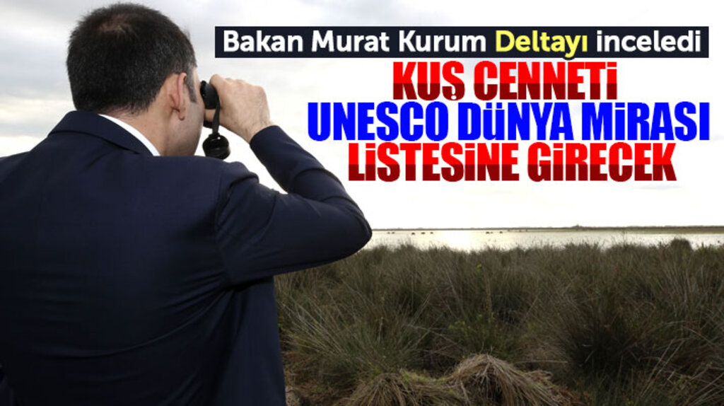 Samsun'a gelen Bakan Kurum, Kızılırmak Deltası Kuş Cennetini inceledi
