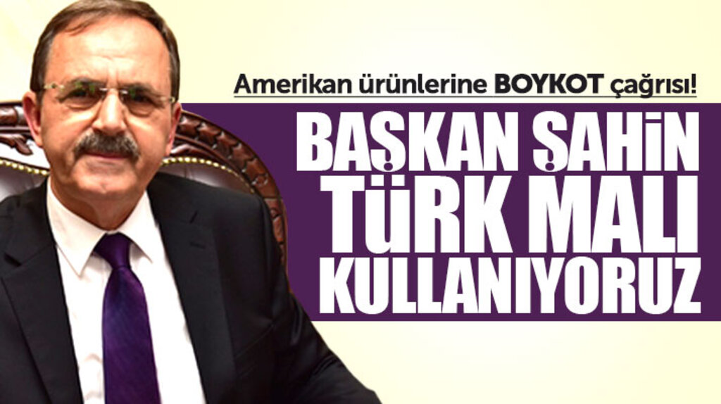 Zihni Şahin açıkladı! Samsun'da Amerikan ürünlerine boykot başlatıldı