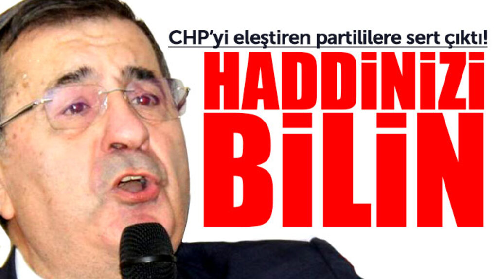 CHP Samsun eski Milletvekili Suat Binici'den tepki! Haddinizi bilin