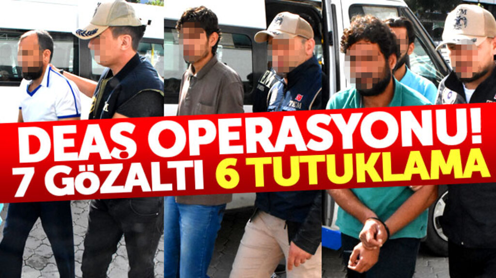 Samsun ve Bafra'da DEAŞ operasyonu! Irak uyruklu 7 kişiden 6'sı tutuklandı