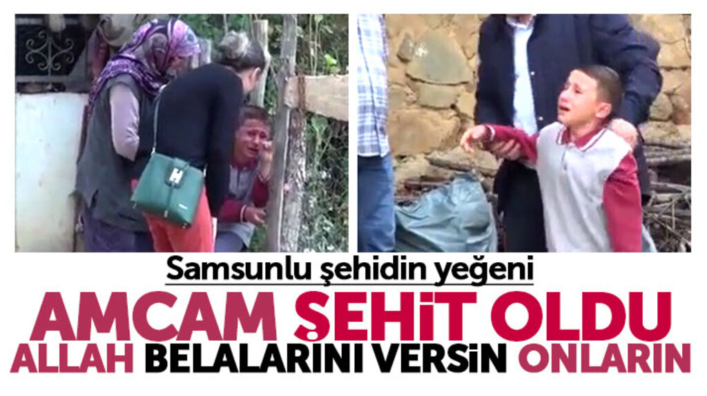 Samsunlu şehit Uğur Göksu'nun yeğeni 7 askerimizi şehit eden teröristlere beddua etti