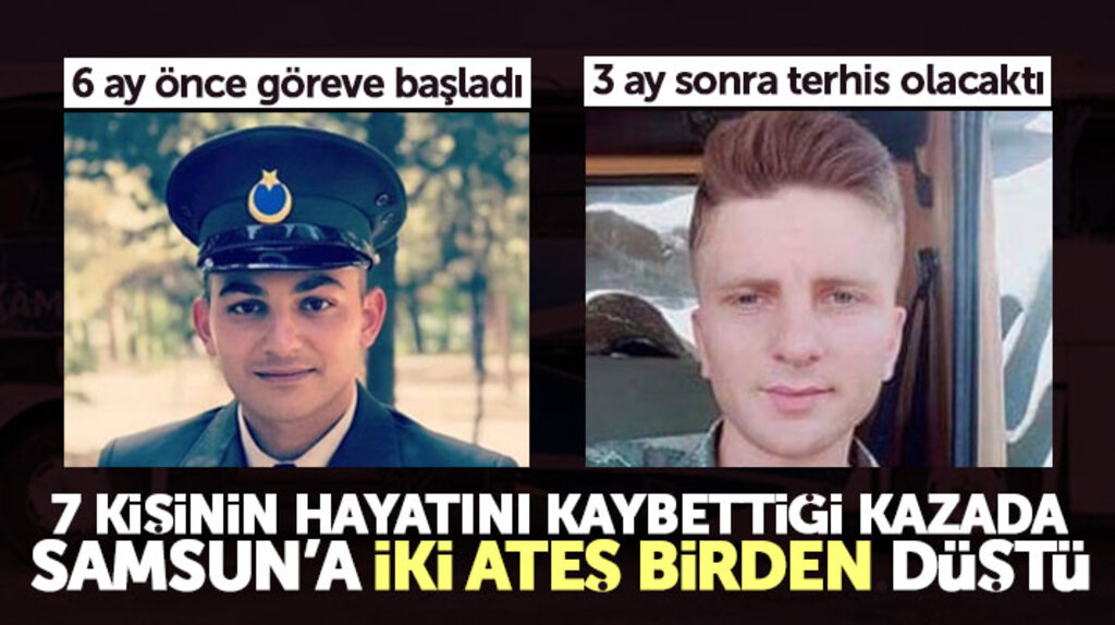 Yedi kişinin hayatını kaybettiği otobüs kazasında Samsun'a iki ateş birden düştü