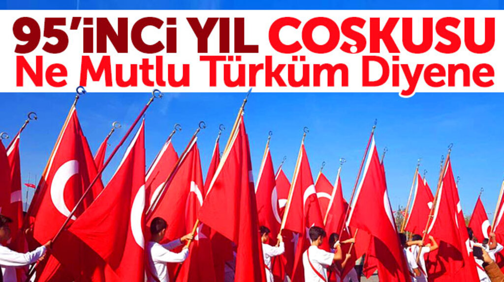 Samsun'da Cumhuriyet Bayramının 95'inci yılı coşku içinde kutlandı