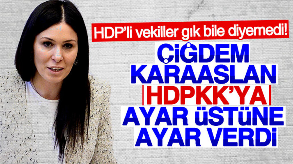 Çiğdem Karaaslan Sur ile ilgili HDP'li vekillere ayar üstüne ayar verdi