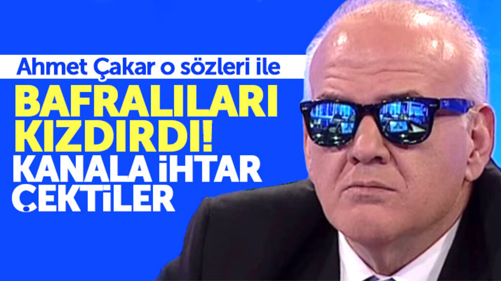 Ahmet Çakar Beyaz Futbol'da o sözleri ile Bafralıları kızdırdı