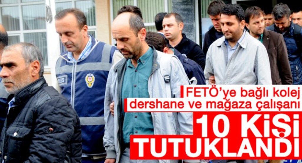 Samsun'da FETÖ kurumlarında çalışan 18 kişiden 10'u tutuklandı