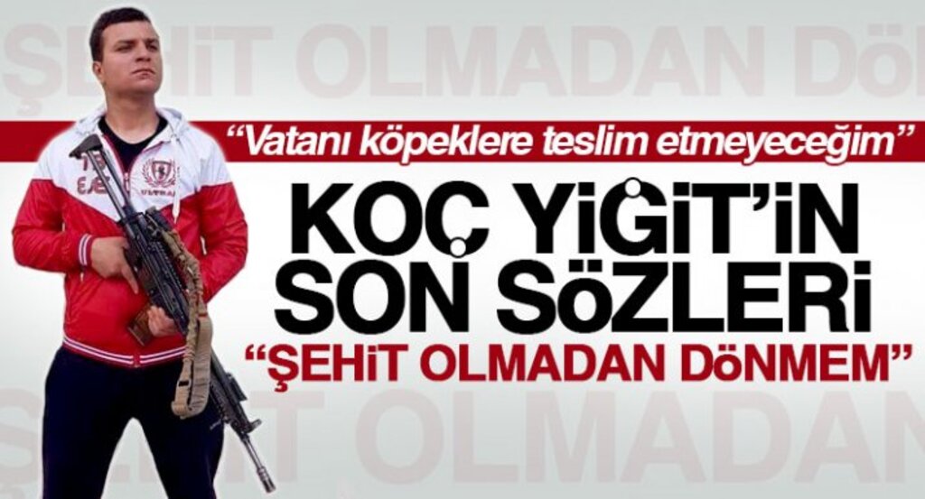 Samsunlu şehit jandarma uzman çavuş Gökhan Bayram'ın son sözleri yürek yaktı