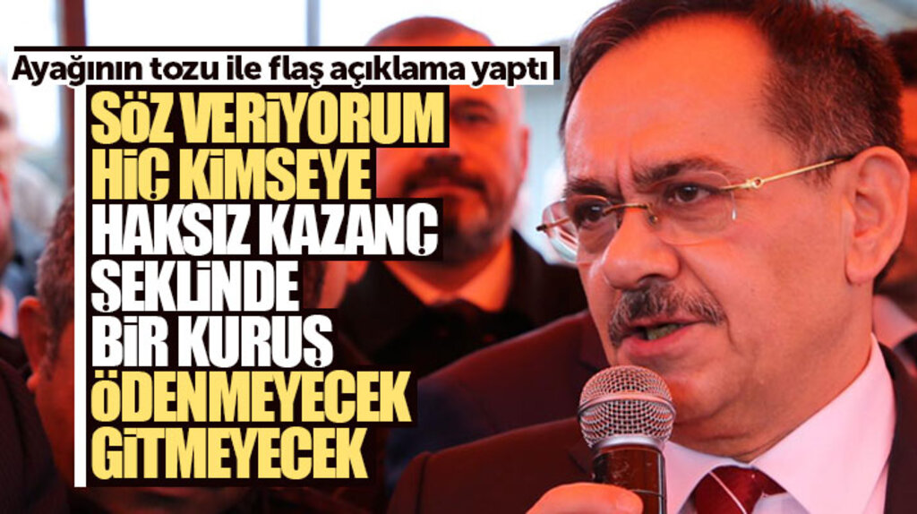 Samsun adayı Mustafa Demir'den flaş açıklama! Belediyeden kimseye haksız kazanç sağlanmayacak