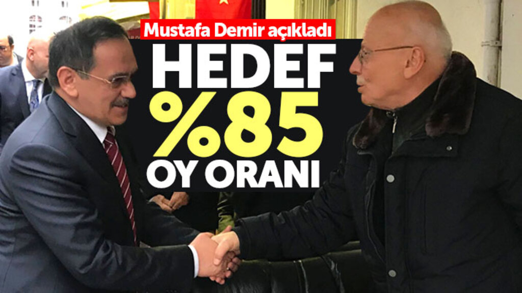 Mustafa Demir yerel seçimde Samsun'dan yüzde 85 oy oranı beklediğini açıkladı