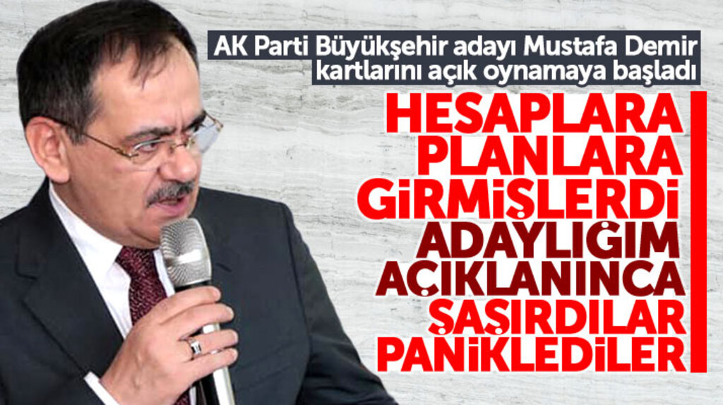 AK Parti Samsun Büyükşehir adayı Mustafa Demir: Adaylığım açıklanınca panikleyenler oldu