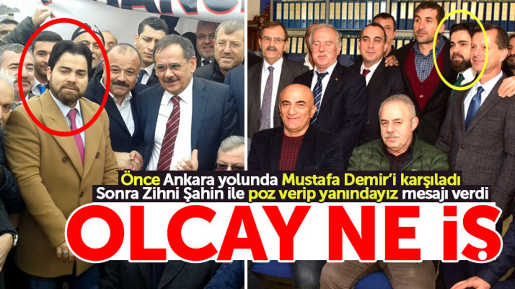 Samsun'da oda başkanı hem Mustafa Demir'i karşıladı hemde Zihni Şahin'in yanındayız mesajı verdi