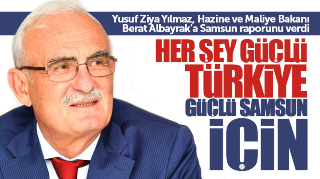 Samsun Milletvekili Yusuf Ziya Yımaz, Berat Albayrak'a Samsun raporunu sundu