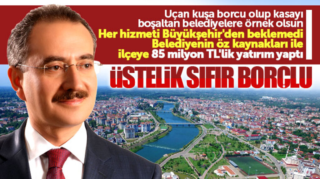 Hüseyin Dündar sıfır borç ile Çarşamba ilçesine 85 milyon TL'lik yatırım yaptı
