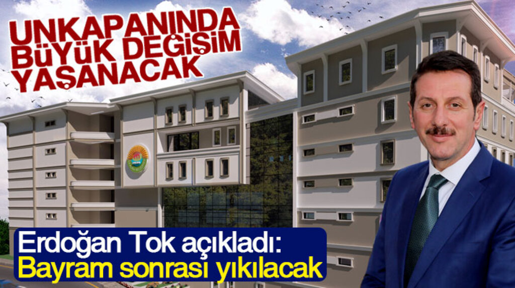Erdoğan Tok, Unkapanı Kültür Merkezinin Ramazan Bayramı sonrası yıkılacağını açıkladı