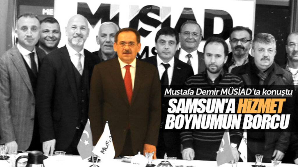 AK Parti Samsun Büyükşehir adayı Mustafa Demir: Samsun'a hizmet boynumuzun borcu