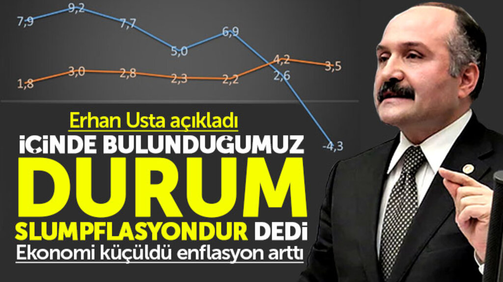 Erhan Usta, Türkiye ekonomisinin slumpflasyona girdiğini açıkladı