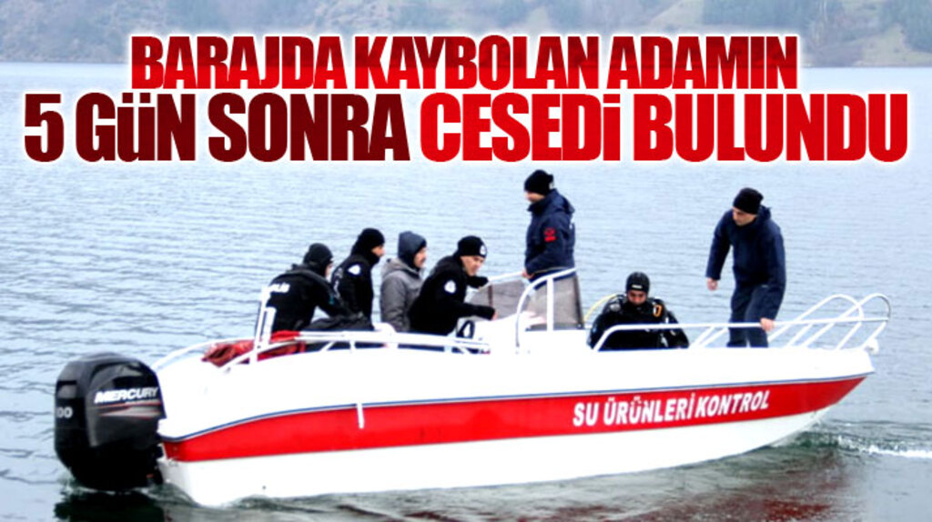 Samsun Bafra'da barajda kaybolan Onur Özcan'ın 5 gün sonra cesedine ulaşıldı