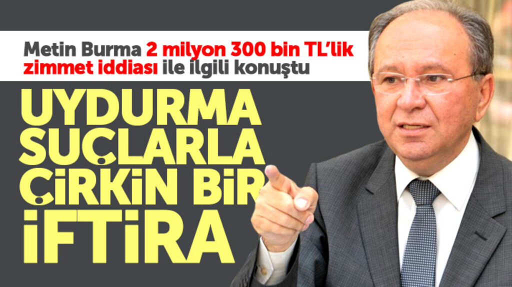 Samsun'da eski belediye başkanı Metin Burma zimmet davası ile ilgili flaş açıklama yaptı