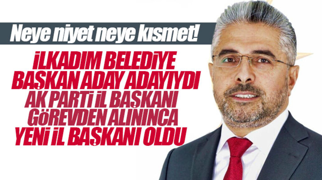 AK Parti Samsun İl Başkanlığına Hakan Karaduman'ın yerine Ersan Aksu getirildi
