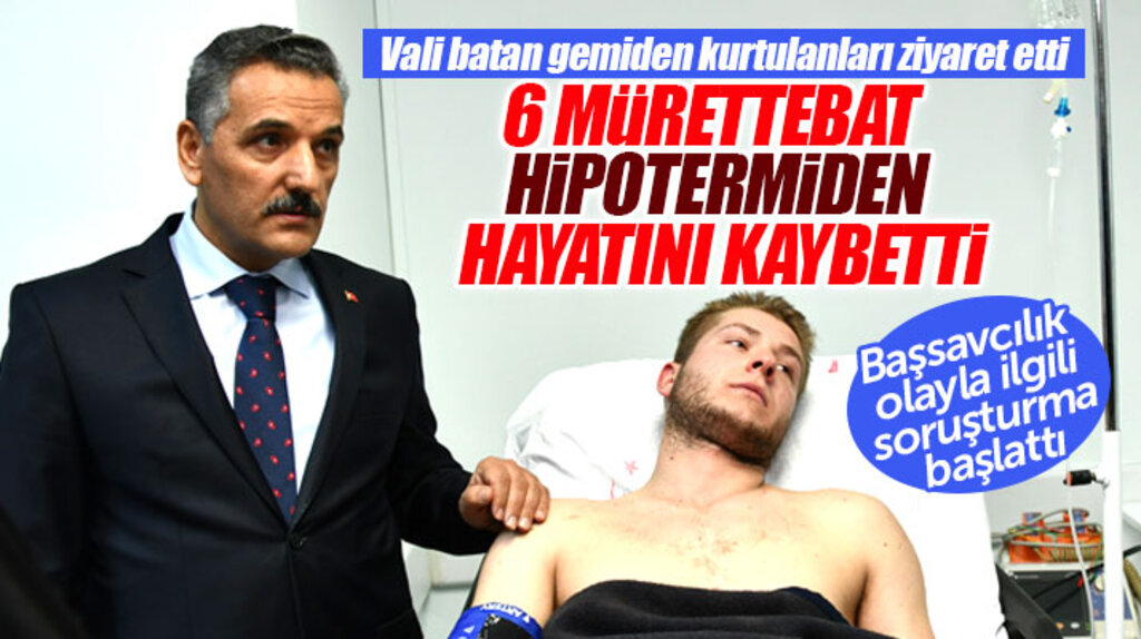 Samsun Valisi Osman Kaymak 6 kişinin hayatını kaybettiği batan gemi ile ilgili açıklama yaptı