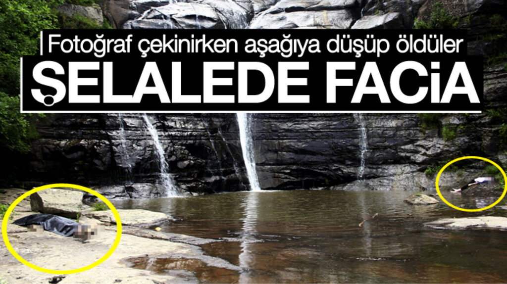 Samsun'da Kabaceviz Şelalesinden aşağıya düşen iki genç öldü