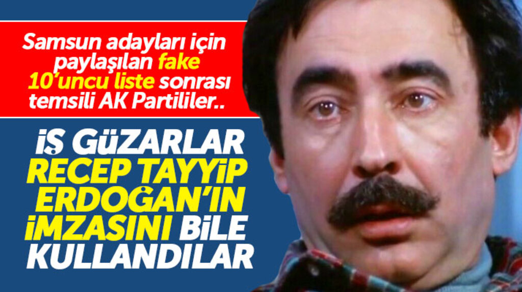Samsun'da AK Parti'nin İlçe Başkan adayları denilerek 10 ayrı liste yayıldı kafalar karıştı