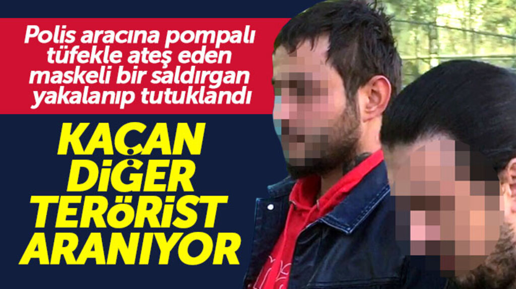 Samsun'da polis aracına pompalı tüfekle ateş eden maskeli saldırganlardan biri tutuklandı