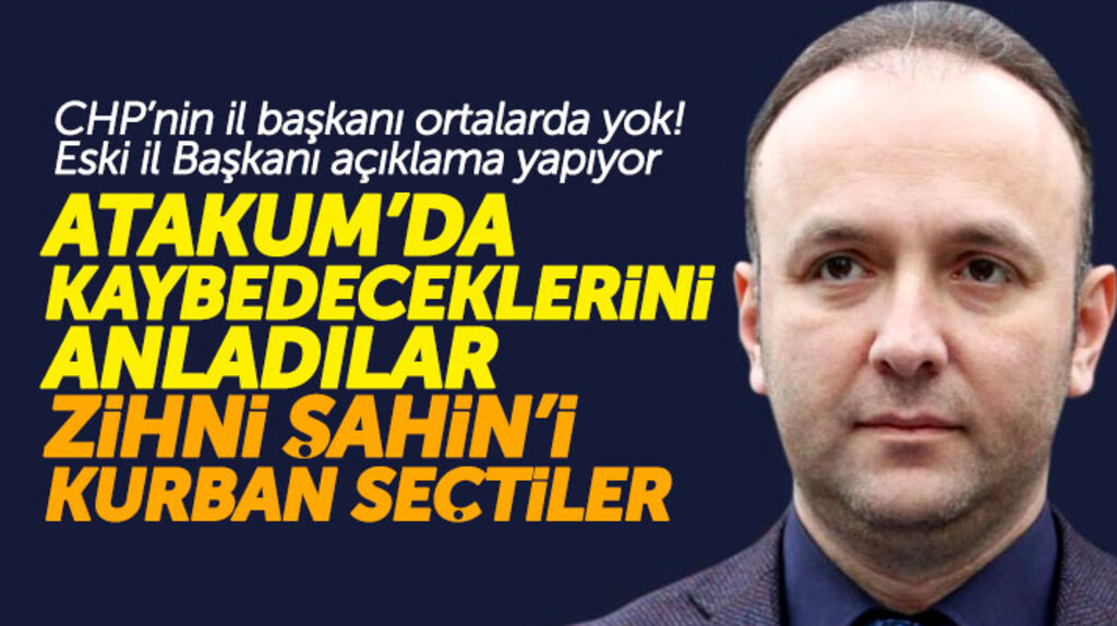 Samsun'da CHP'li Tufan Akcagöz'den Zihni Şahin açıklaması! Kurban seçtiler