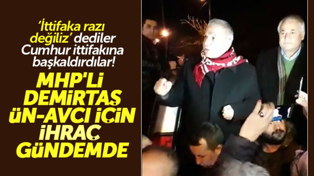 Samsun'da ittifaka razı değiliz diyen 3 ismin MHP'den ihracı gündemde