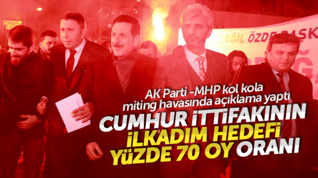 Samsun'da AK Parti-MHP kol kola! Cumhur İttifakının İlkadım oy hedefi yüzde 70