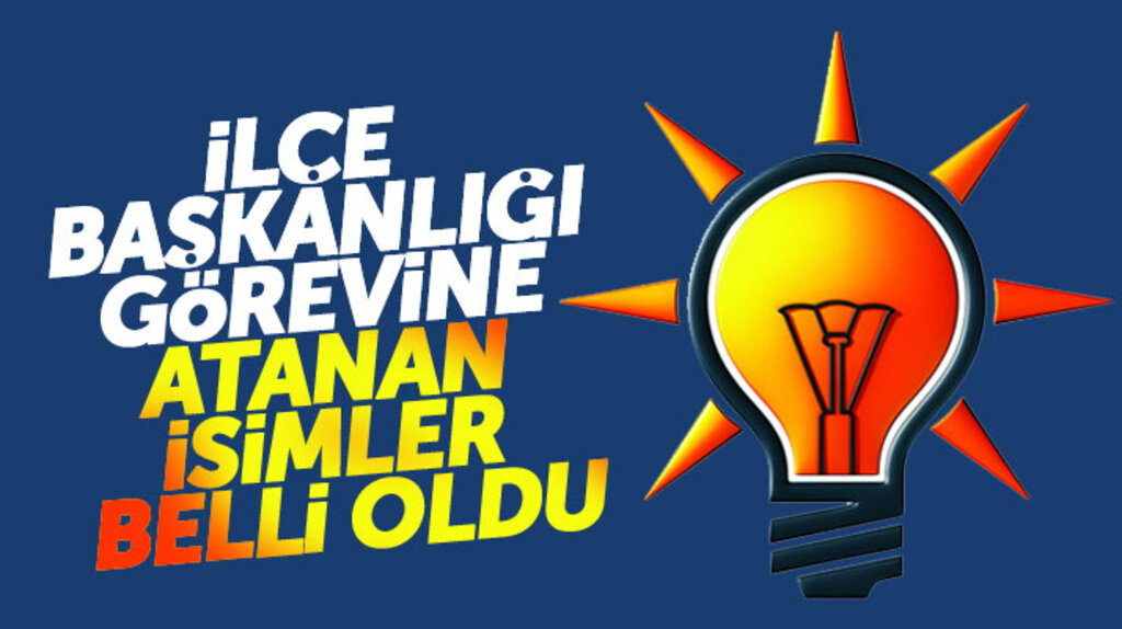 Samsun'da AK Parti İlçe Başkanlıklarına atanan yeni isimler belli oldu