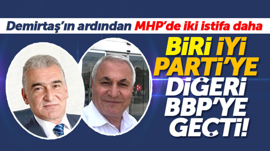 Samsun'da Demirtaş'ın ardından MHP'nin iki önemli ismi de adaylık için partiden istifa etti
