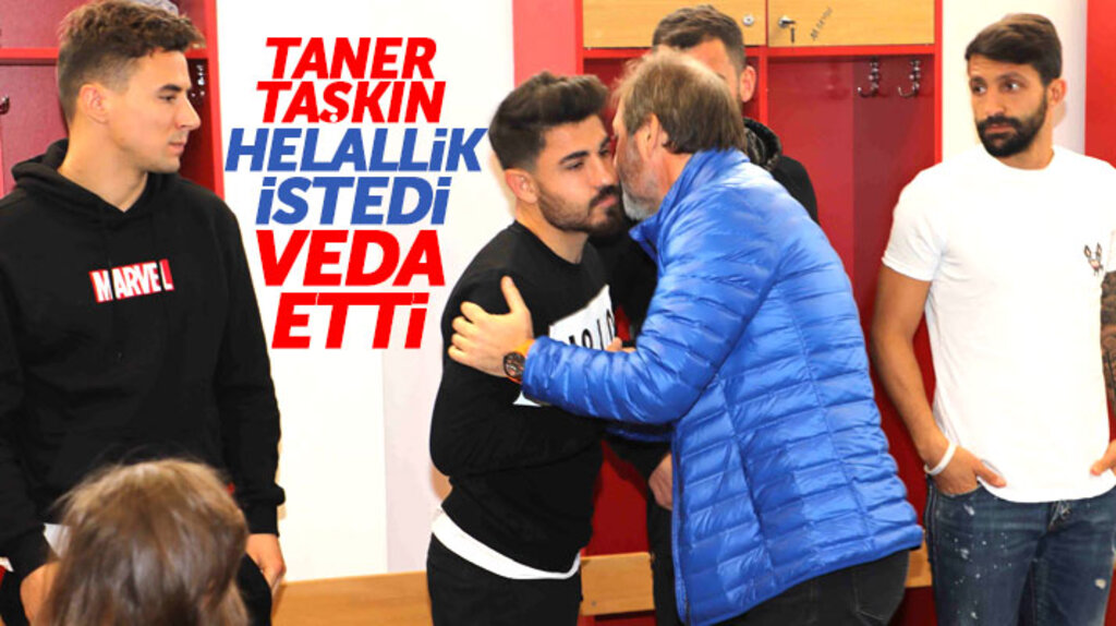 Yılport Samsunspor'da Teknik Direktör Taner Taşkın görevi bıraktı futbolcularına veda etti