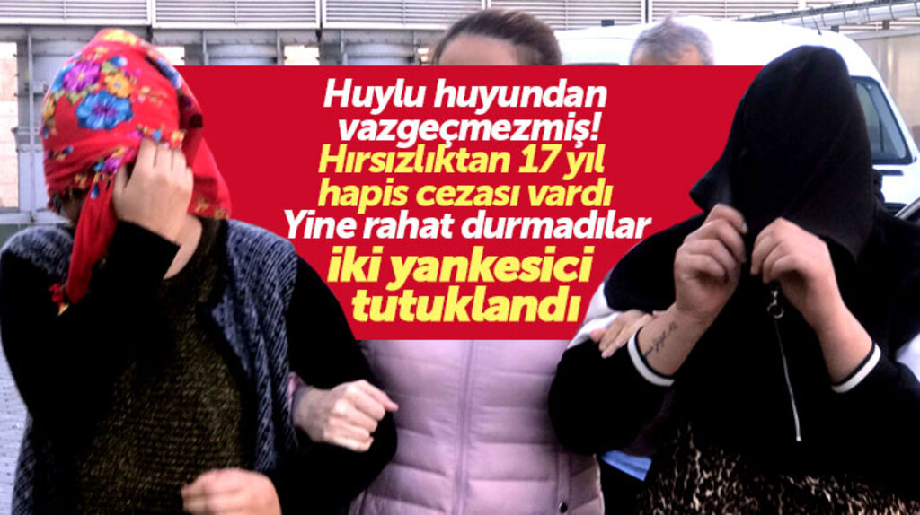 Samsun'un Canik ilçesinde yankesicilik ve hırsızlık yapan iki kadın yakalanıp tutuklandı