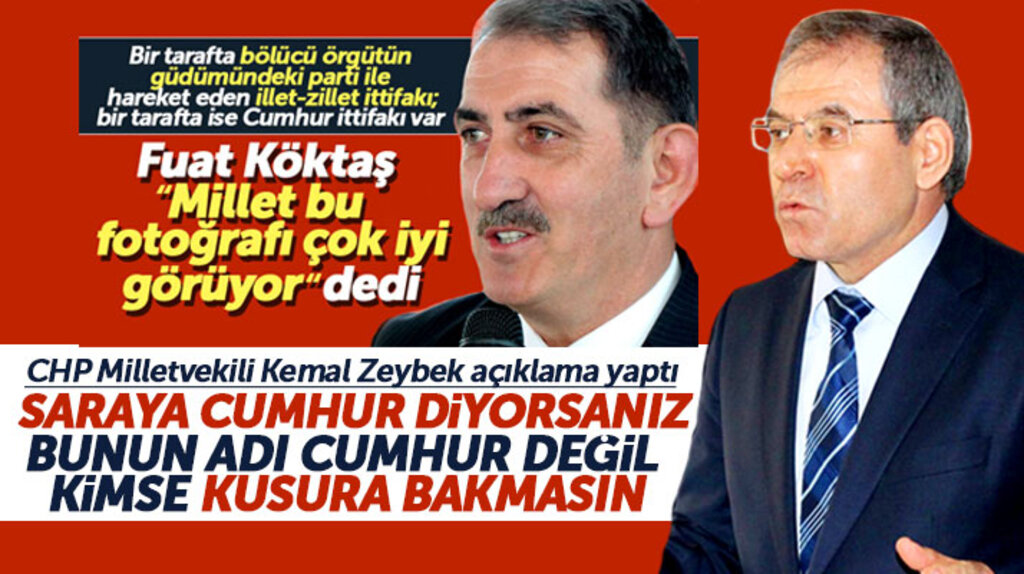 CHP Samsun Milletvekili Zeybek, Millet İttifakına 'Zillet' diyen Fuat Köktaş'a tepki gösterdi