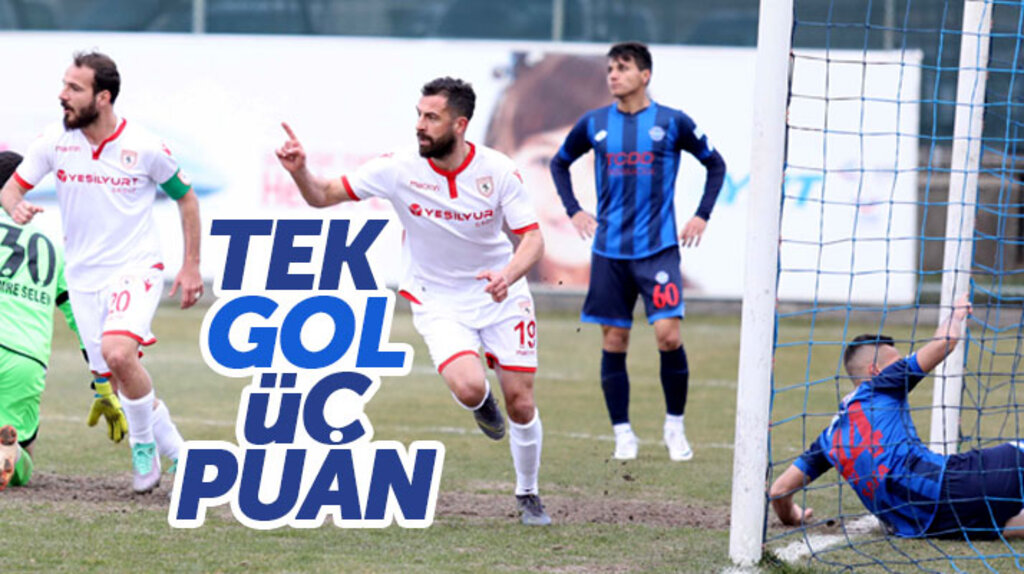 Yılport Samsunspor deplasman maçında Ankara Demirspor'u 1-0 yendi