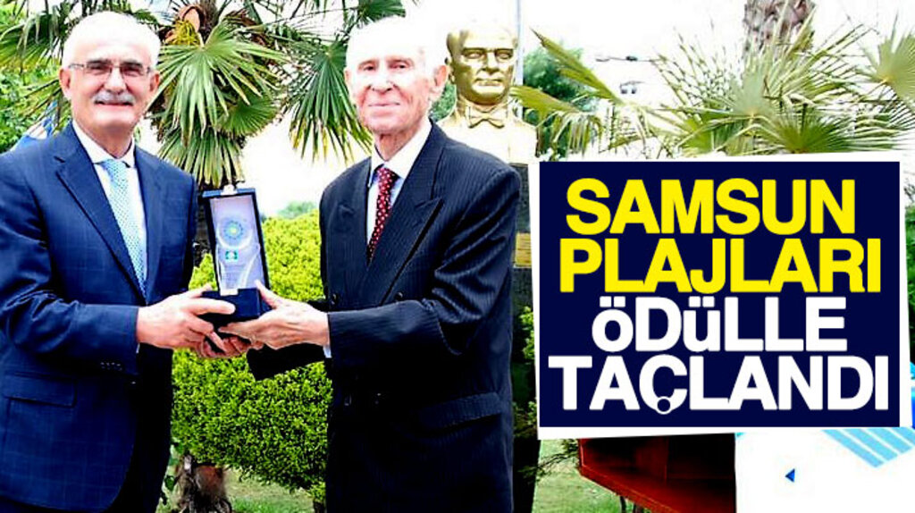 Samsun plajları TÜRÇEV'den ödül aldı