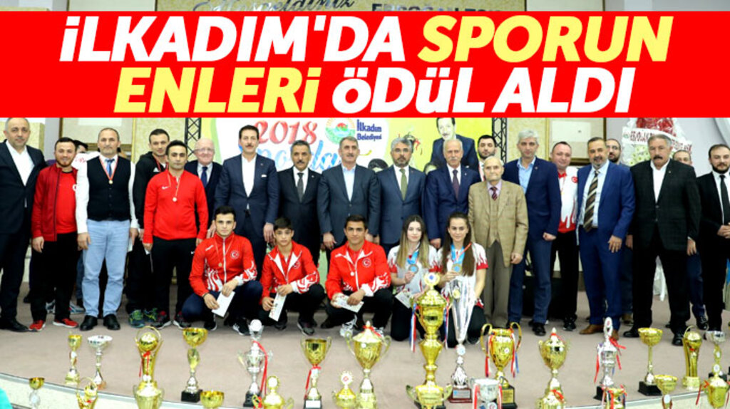 Samsun'da İlkadım Belediyesi 2018 Yılı Spor Ödülleri töreni düzenledi
