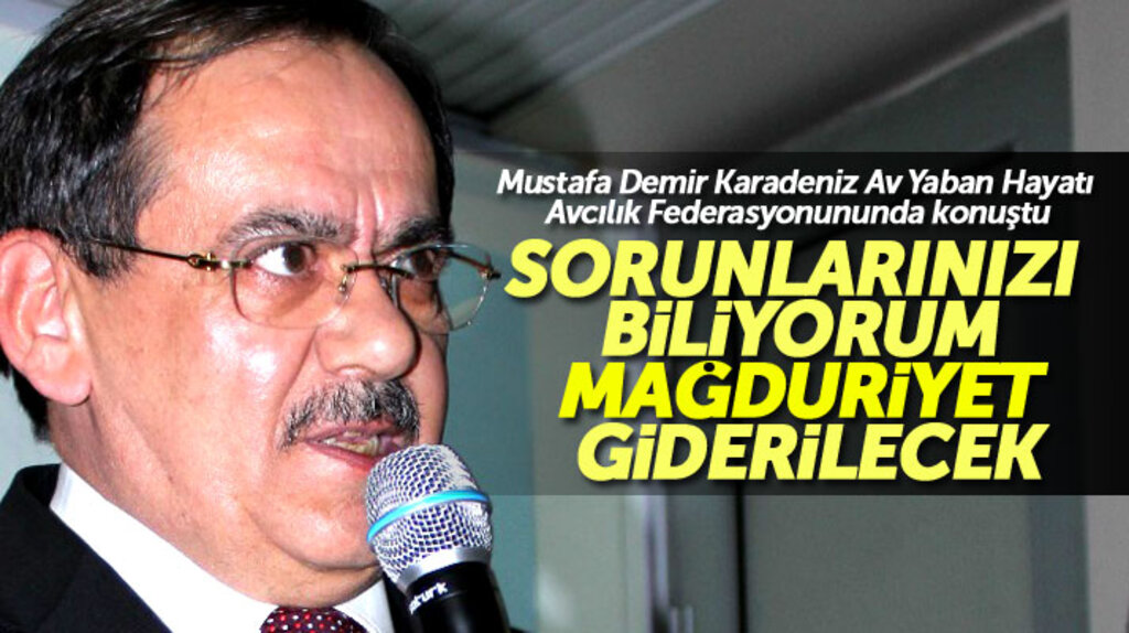 Samsun'da Cumhur İttifakı Büyükşehir adayı Mustafa Demir avcıların sorunlarını dinledi