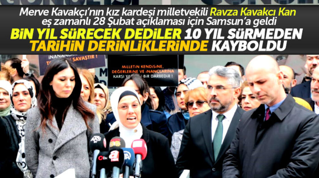 Samsun'da AK Parti'den 28 Şubat'ın 22'inci yıl dönümü açıklaması